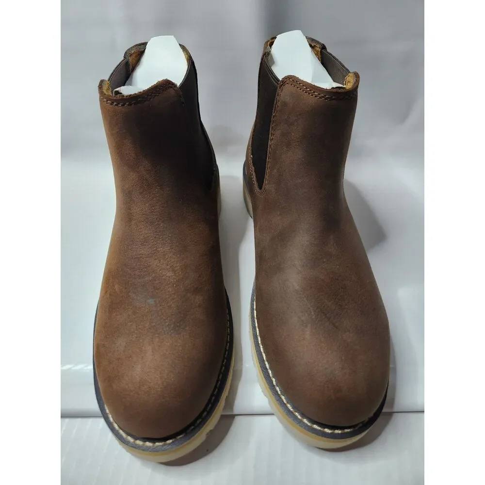 Carhartt Women’s Pull‑On Chelsea Wedge Boot Brown 8.5M